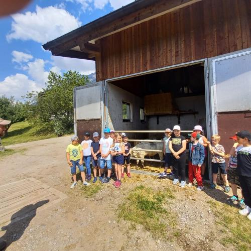 Besuch am Bauernhof
