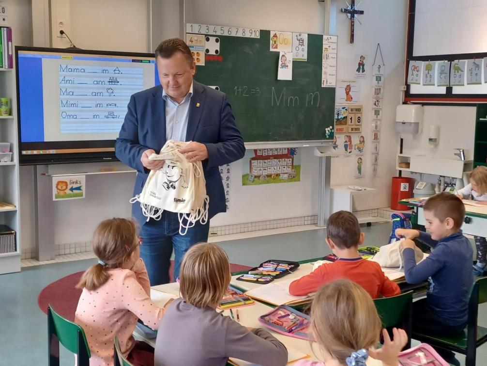 Besuch des Bürgermeisters